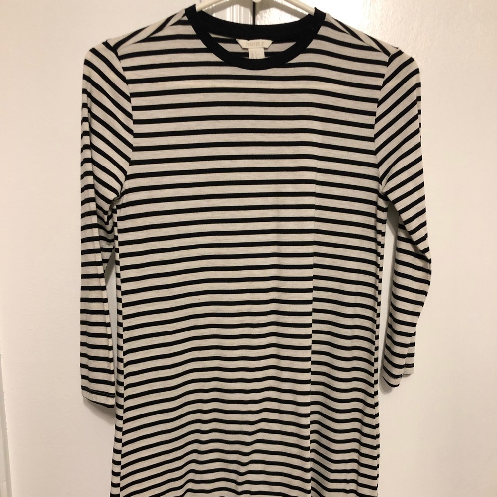 STRIPED T-SHIRT DRESS
